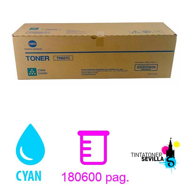 Toner Originale Konica Minolta TN627 Ciano (ACVV430)