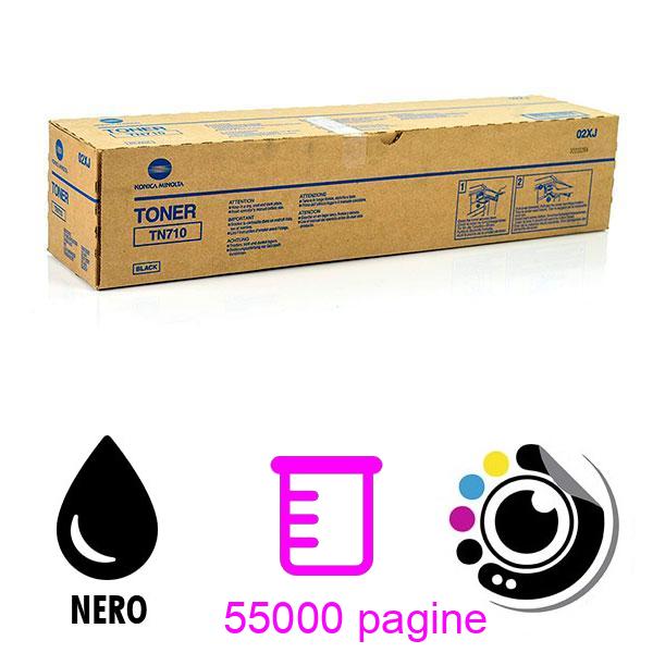 Toner Originale Konica Minolta Bizhub TN710 / TN-710 Nero 02XF