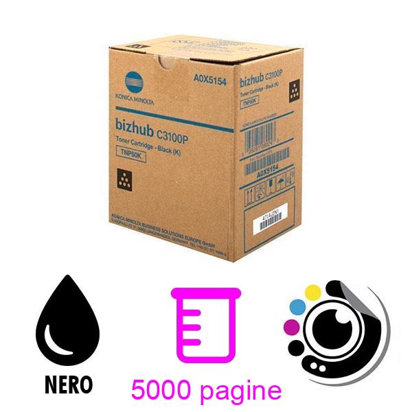 Toner Originale Konica Minolta TNP50 Nero A0X5154