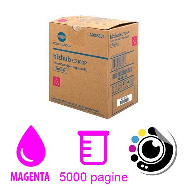Toner Originale Konica Minolta TNP50 Magenta A0X5354