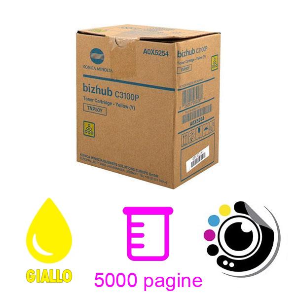 Toner Originale Konica Minolta TNP50 Giallo A0X5254