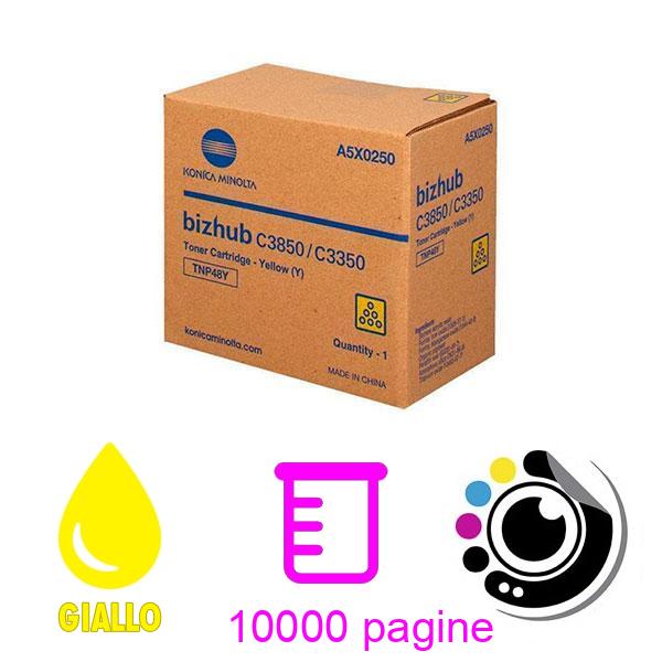 Toner Originale Konica Minolta TNP48 Giallo A5X0250