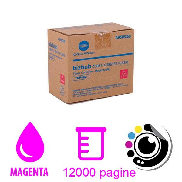 Toner Originale Konica Minolta TNP-49 Magenta A95W350