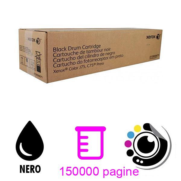 Originale Tamburo Xerox Colore C75 / J75 Nero 013R00671