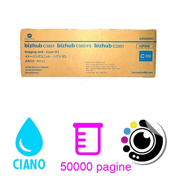 Originale Tamburo Konica Minolta IUP-24 Ciano A95X0HD