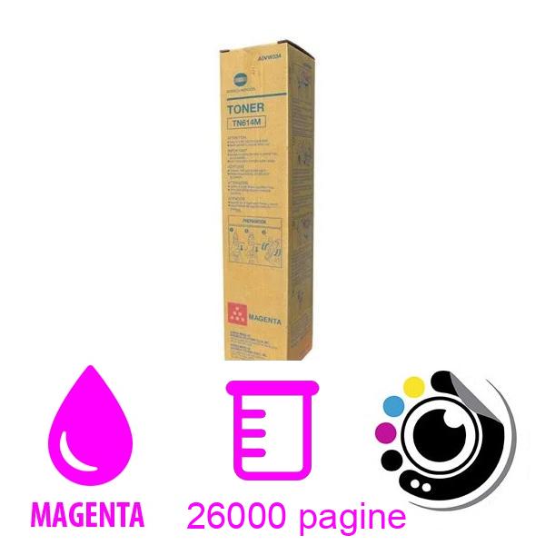 Toner Originale Konica Minolta TN614 Magenta A0VM334