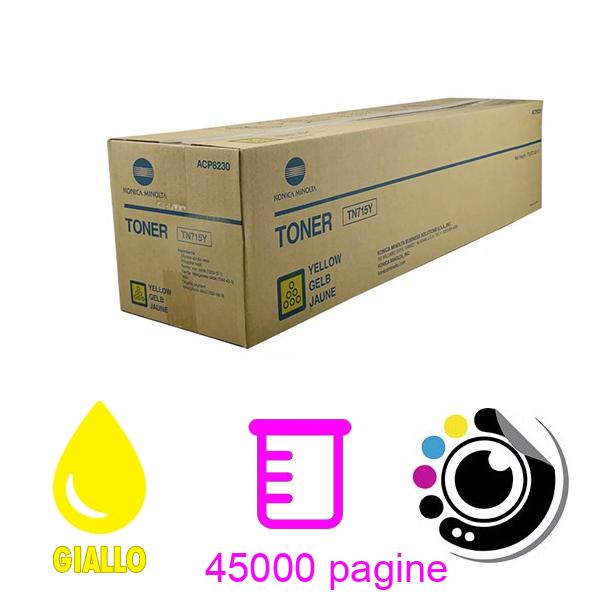Toner Original Konica Minolta TN715 Giallo ACP8230