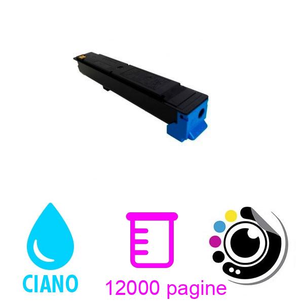 Toner compatibile Kyocera TK5205 Ciano 1T02R5CNL0 / TK-5205 per Kyocera TASKalfa 356 ci
