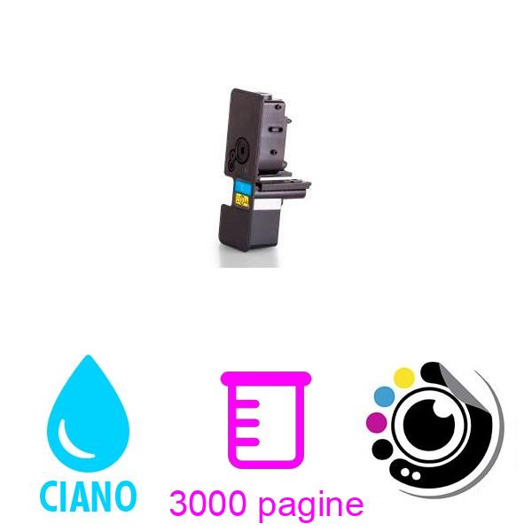 Toner compatibile Kyocera TK5240 Ciano 1T02R7CNL0 per Kyocera Ecosys M5526, P5026