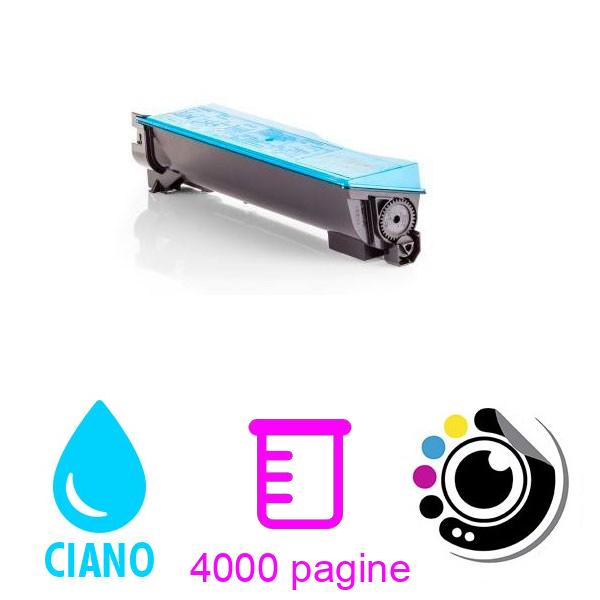 Toner compatibile Kyocera TK540 Ciano 1T02HLCEU0 TK-540