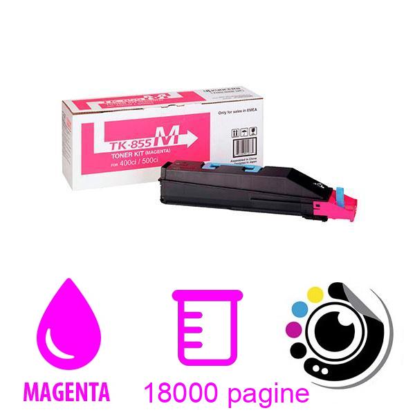 Toner Originale Kyocera TK855 Magenta 1T02H7BEU0 TK-855