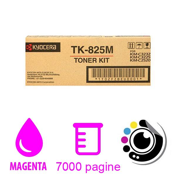 Toner Originale Kyocera TK825 Magenta 1T02FZBEU0 TK-825