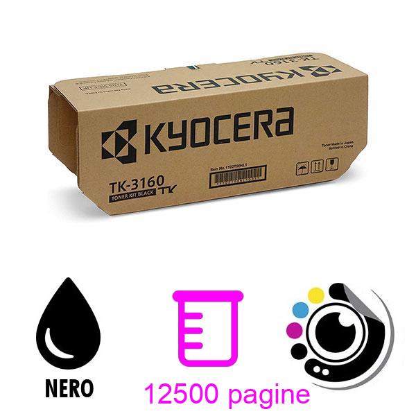Toner Originale Kyocera TK-3160 Nero 1T02T90NL0