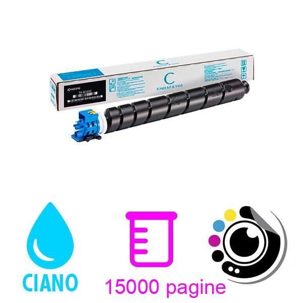 Toner Originale Kyocera TK-8335 Ciano 1T02RLCNL1