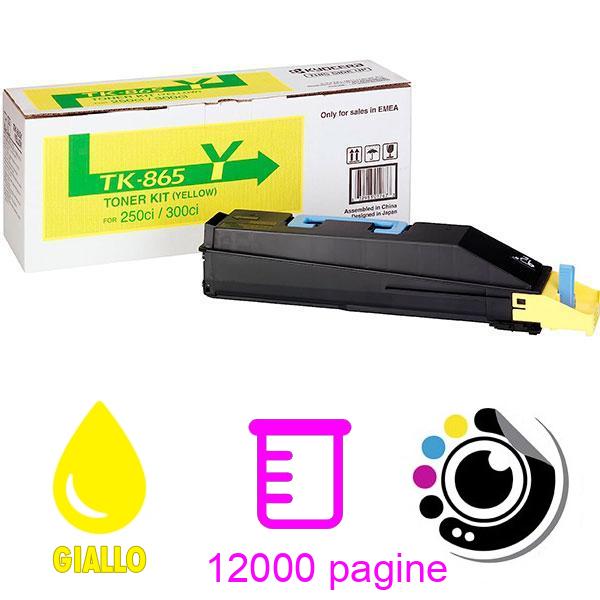 Toner Originale Kyocera TK-865 Giallo 1T02JZAEU0