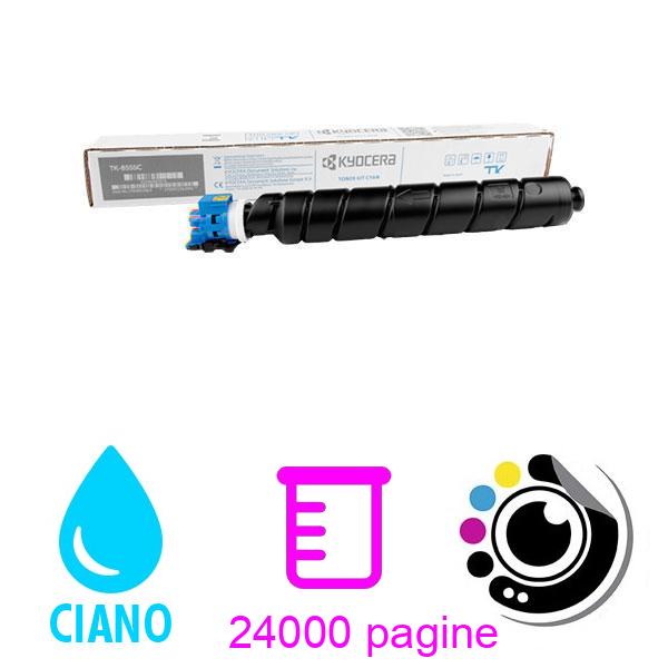 Toner Originale Kyocera TK8555 Ciano 1T02XCCNL0
