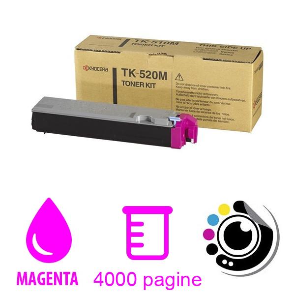 Originale Toner Kyocera TK520 Magenta 1T02HJBEU0