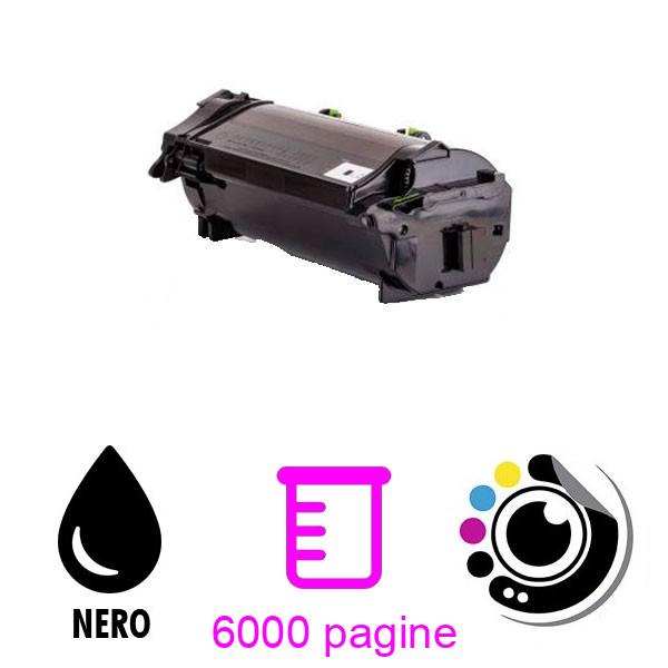 Toner compatibile Lexmark MS810 / MS811 / MS812 Nero 52D2000 / 522 (6K)