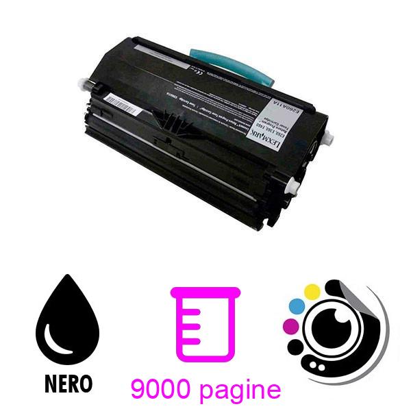 Toner compatibile Lexmark E360 / E460 / E462 Nero E360H11E / E360H21E / E460X31E