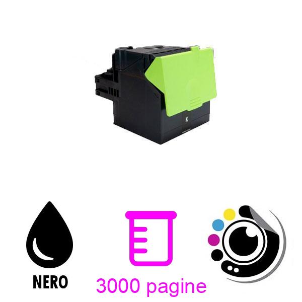 Toner Compatibile Lexmark CS317 / CS417 / CX317 / CX417 Nero 71B20K0