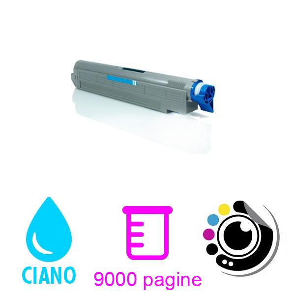 Toner compatibile OKI ES8430 / ES8460 MFP Ciano 44059231