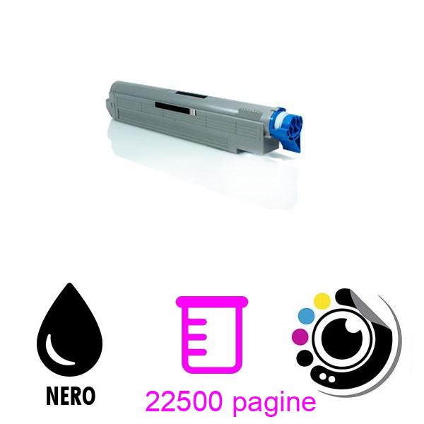 Toner compatibile OKI C9655 Nero 43837132