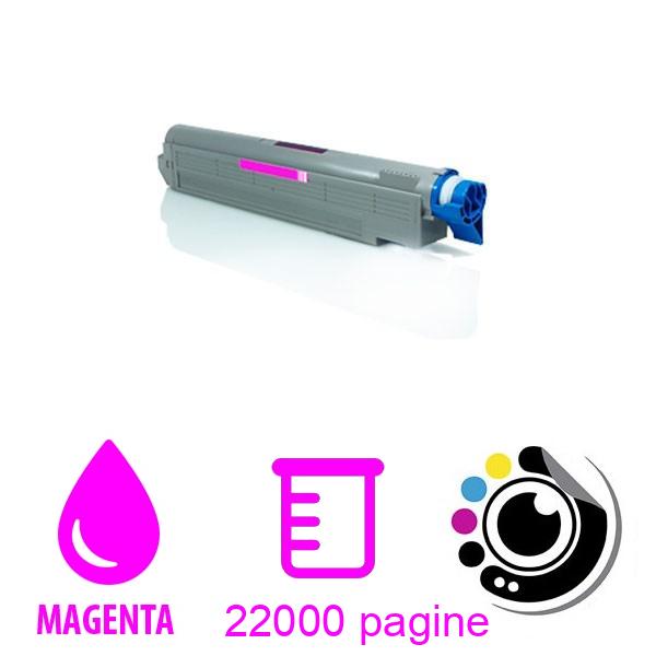 Toner compatibile OKI C9655 Magenta 43837130