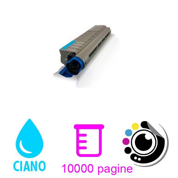 Toner compatibile OKI C831 / C841 Ciano 44844507