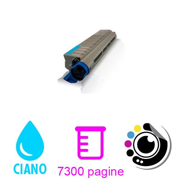 Toner compatibile OKI C822 Ciano 44844615