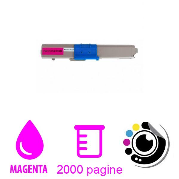 Compatibile Toner OKI MC351 / MC352 / MC361 / MC362 / MC561 / MC562 Magenta 44469705