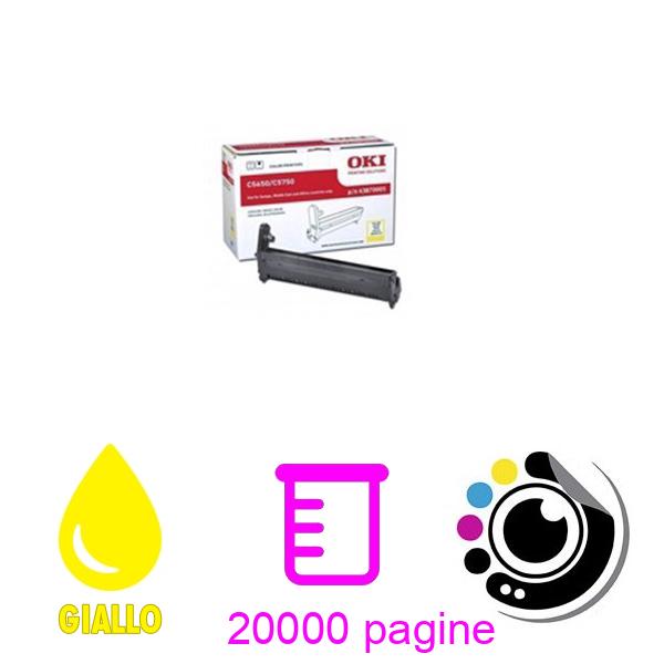 Originale Tamburo OKI C5650/C5750 Gialo 43870005