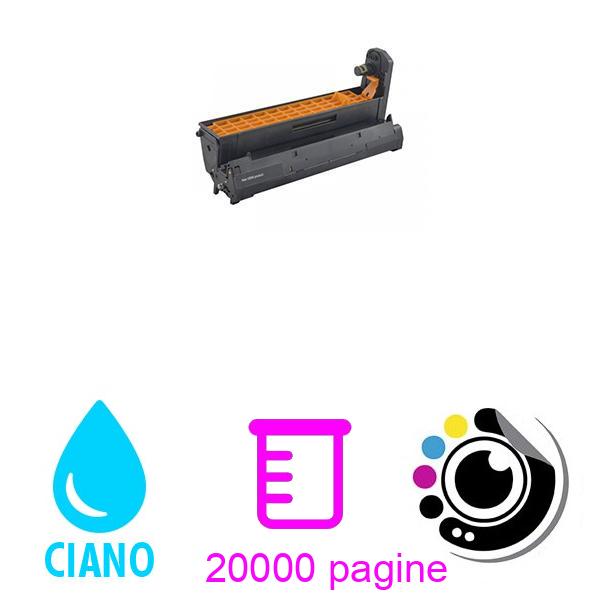 Compatibile Tamburo OKI C610 / C710 / C711 / MC760 / MC770 / MC780 / ES6410 / ES7411 / ES7460 / ES7470 / ES7480 Cyan
