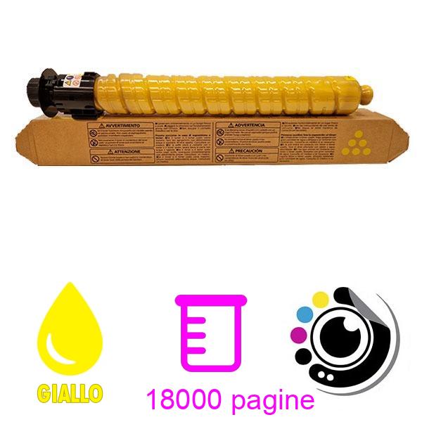 Toner Compatibile Ricoh Aficio MP-C3003 / MP-C3503 / MP-C3004 / MP-C3504 / MP-C4504 / MP-C5504 / MP-C6004 - 841818 Giallo