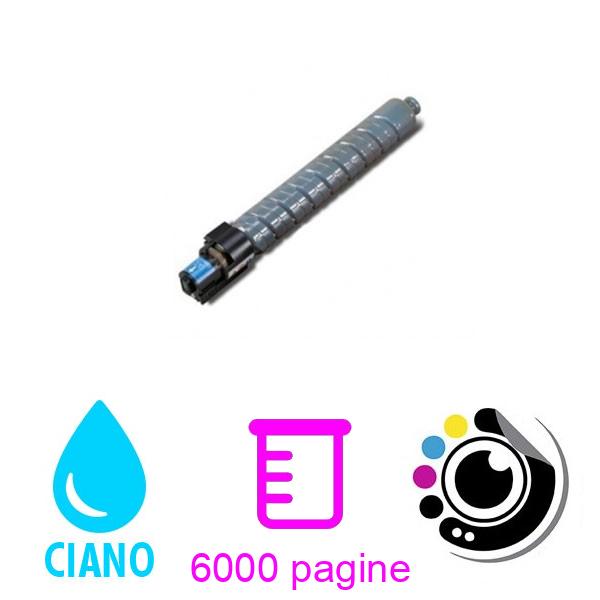 Toner compatibile Ricoh Aficio MP-C306 / MP-C307 / MP-C406 Ciano 842096 MPC306 / MPC307 / MPC406