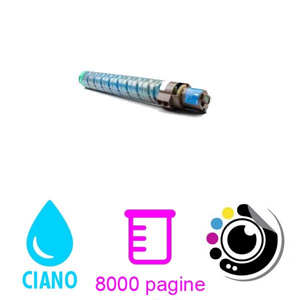 Toner compatibile 842212 MPC407 Ricoh MP-C407 Ciano