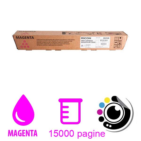 Toner Originale Ricoh MP C3000/2500 Magenta 842032