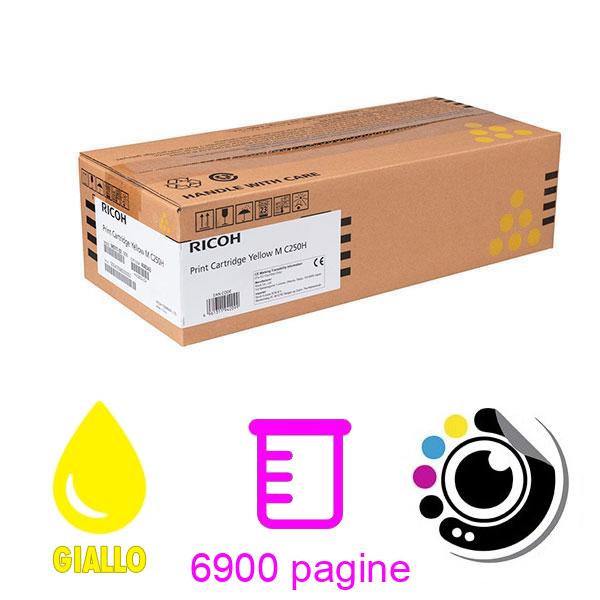 Toner Originale Ricoh M C250H Giallo 408343