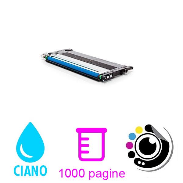 Toner compatibile Samsung CLP360 / CLP365 / CLX3300 / CLX3305 / XPRESS C410 / XPRESS C460 Ciano CLT-C406S ST9