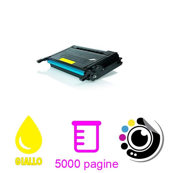 Toner compatibile Samsung CLP610 / CLP660 / CLX6200 / CLX6210 / CLX6240 Giallo CLP-Y660B