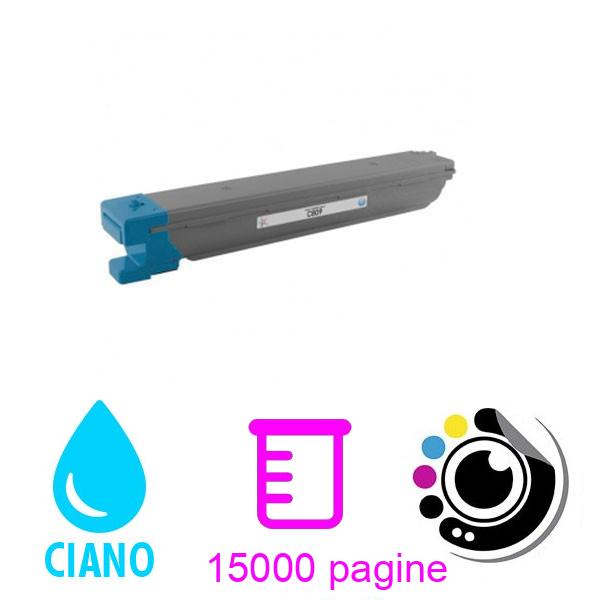 Toner compatibile Samsung CLT-C809S / C809 / SS567A Ciano per CLX9251 / CLX9301 / Multiexpress C9201 / C9251