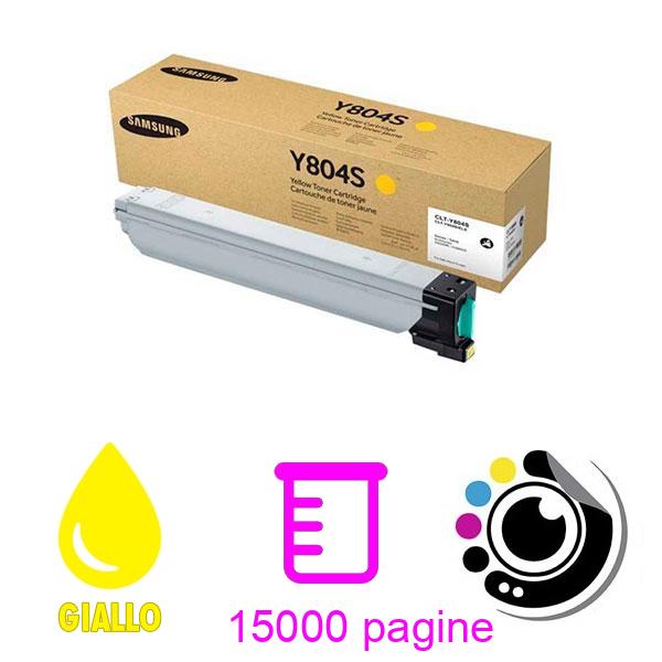 Toner Originale Samsung CLT-Y804S Giallo SS721A