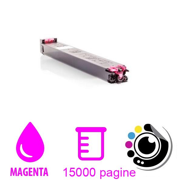 Toner compatibile Sharp MX27 / MX2300 / MX2700 / MX3500 / MX3501 / MX4500 / MX4501 Magenta MX-27GTMA