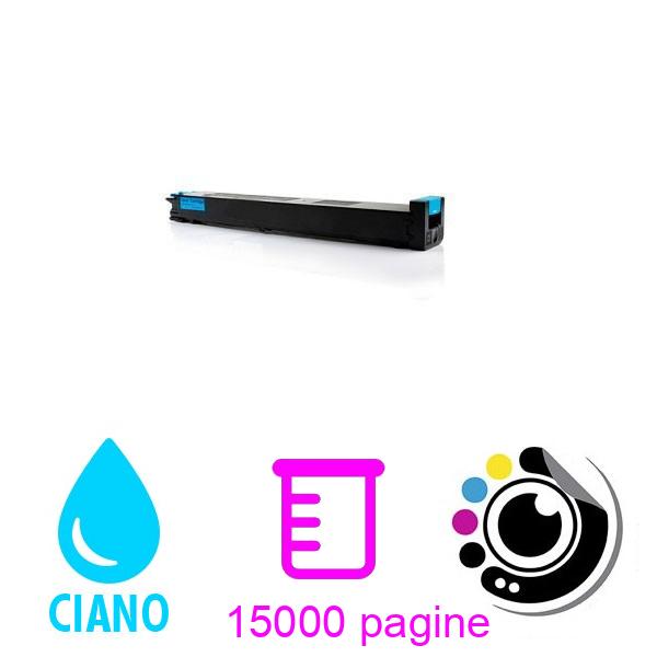 Toner compatibile Sharp MX31 Ciano MX-31GTCA