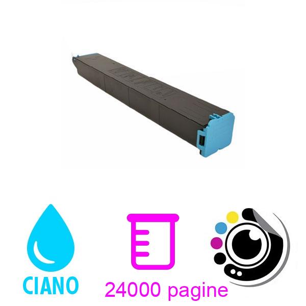 Toner compatibile Sharp MX60/MX61 GTBA Ciano