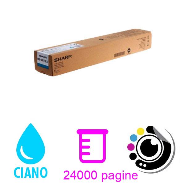 Toner Originale Sharp MX-61GTCA Ciano 082916