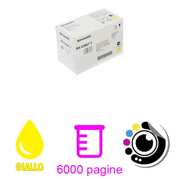 Toner Giallo Originale Sharp MX-C30GTY