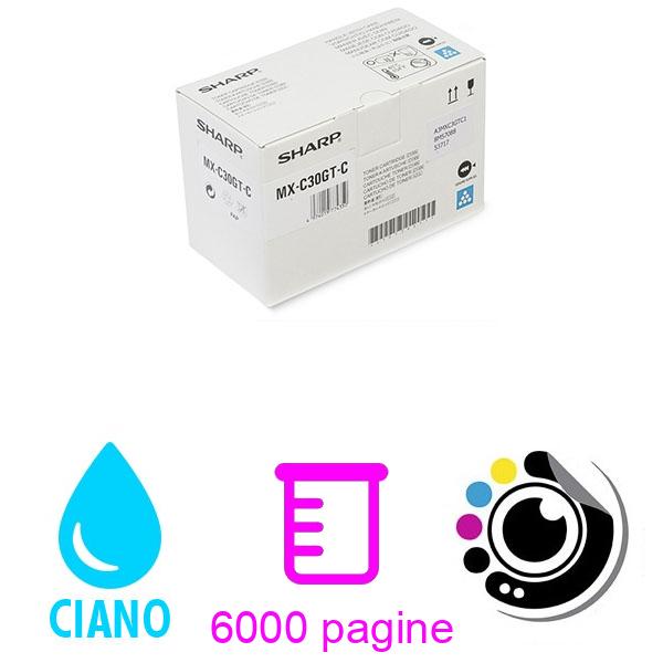 Originale Toner sharp mx-c30gt-c Cyan