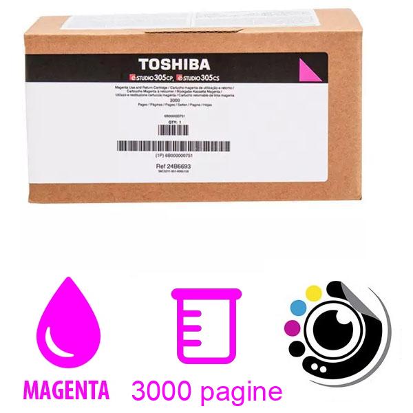 Toner Originale Toshiba T-FC305PC 24B6693 MAGENTA