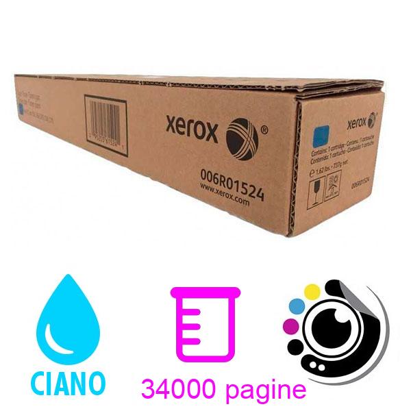 Toner Originale Xerox Colore 550, 560, 570, C60, C70 Ciano 006R01524, 006R01528